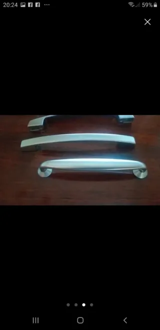 5 Tiradores Acero Inoxidable