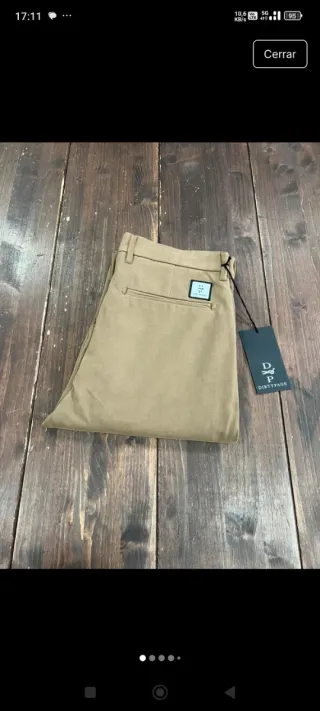 Pantalón beige hombre D