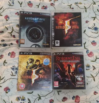 Lote 4 Juegos Resident Evil PS3