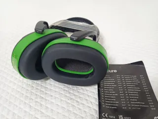 Cascos Protección Auditiva Hellberg Verde/Negro