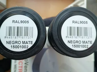 Spray Negro Mate RAL9005