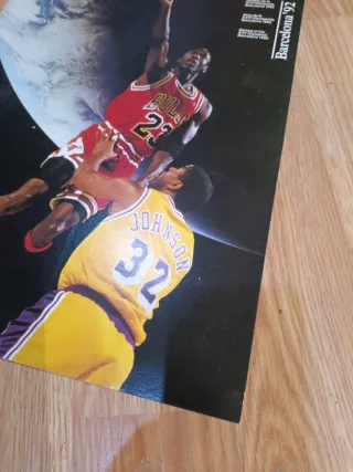 Cartel Juegos Olímpicos Barcelona 92 Baloncesto