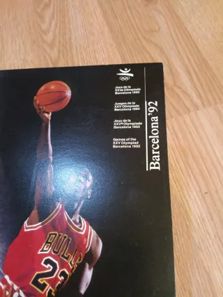 Cartel Juegos Olímpicos Barcelona 92 Baloncesto