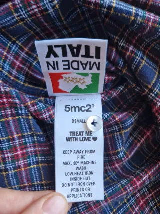 Camicia a quadri in flanella