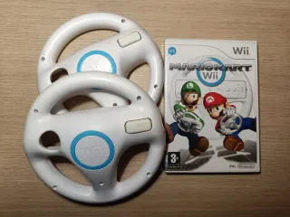 Volanti Wii Mario Kart (2 pezzi) e gioco