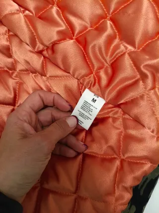 Chaqueta Camuflaje con Forro Naranja