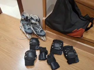 Patines en línea Oxelo grises