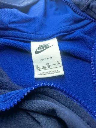 Chándal Nike Dri-Fit Azul Marino y Negro.