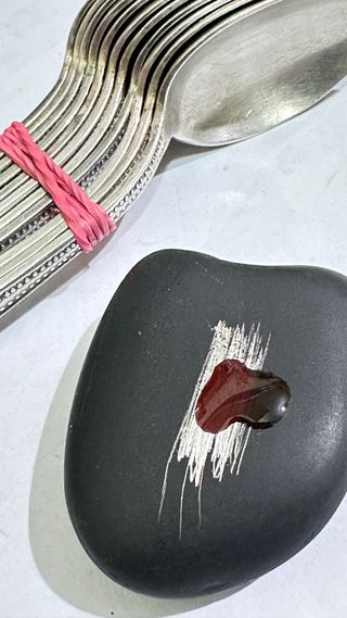 Lotto 11 Cucchiai d'Argento Vintage 179 grammi