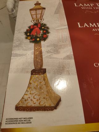 Farol y Cajas Decoración Navideña