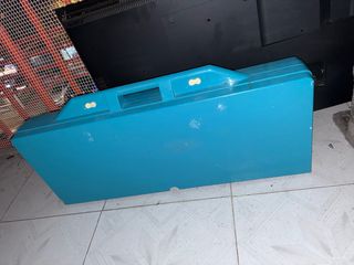 Mesa Plegable Camping Vintage Azul