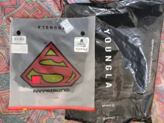 Camiseta Superman Youngla Talla M Negra