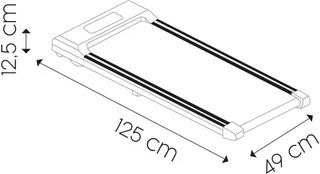 Cinta de correr plegable