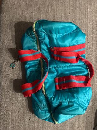 Bolsa Ralph Lauren Teal y Roja