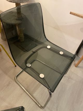 2 Sillas comedor IKEA TOBIAS gris