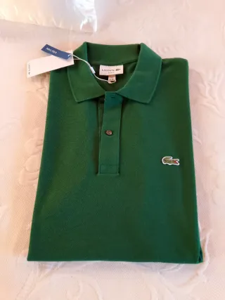 Polo Lacoste Verde Talla XXL