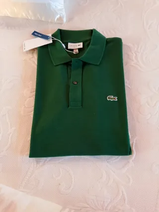 Polo Lacoste Verde Talla XXL
