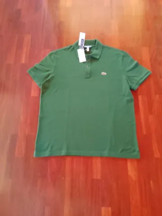 Polo Lacoste Verde Talla XXL
