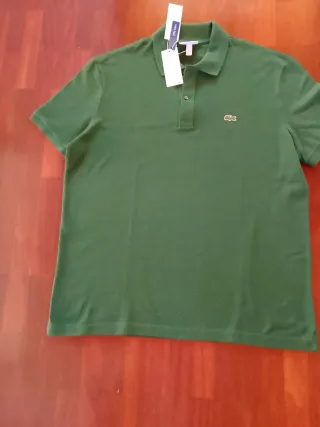 Polo Lacoste Verde Talla XXL