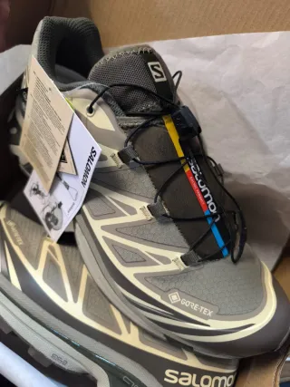 Zapatillas Salomon GORE-TEX Beige/Verde