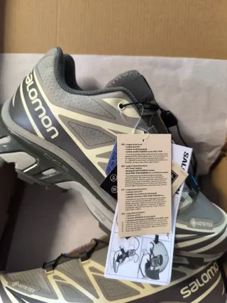 Zapatillas Salomon GORE-TEX Beige/Verde