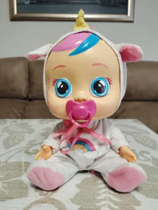 Muñeco Bebé Llorón Unicornio