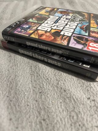 Grand Theft Auto IV y V PS3