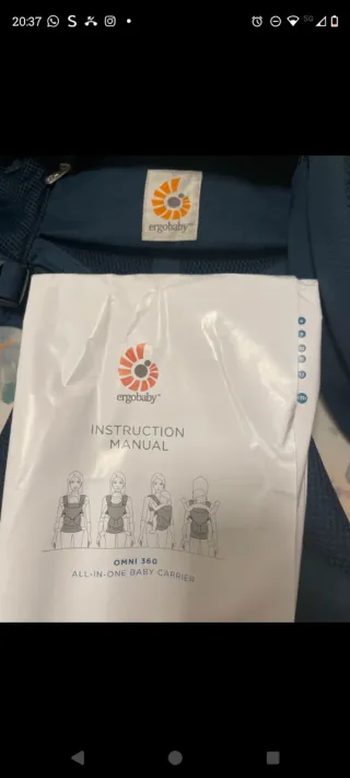 Mochila Portabebés Ergobaby Azul Marino