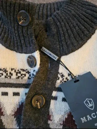 Jersey Macson cuello alto estampado