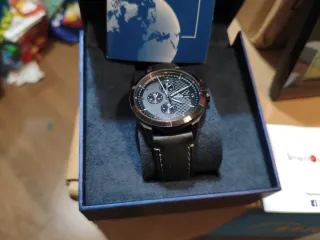 Reloj Festina Hombre Negro y Plateado