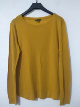 Jersey fino Massimo Dutti amarillo