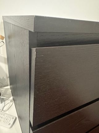 Cajonera Malm Ikea Marrón Oscuro
