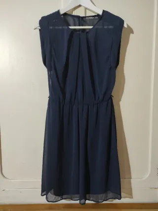 Vestido corto azul marino doble: 2 vestidos en 1