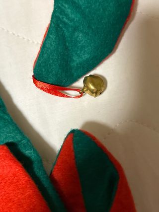 2 Gorro Elfo Navideño bicolor (Rojo y Verde)