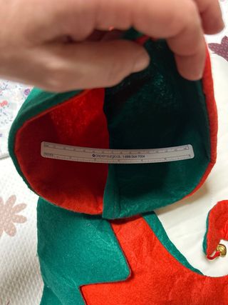 2 Gorro Elfo Navideño bicolor (Rojo y Verde)