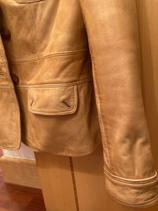 Americana de piel vintage