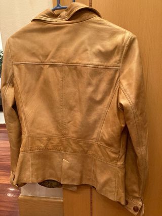 Americana de piel vintage