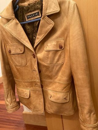 Americana de piel vintage