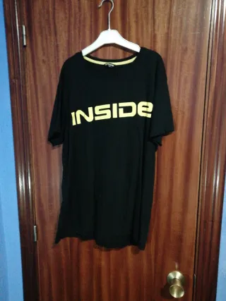 Camiseta Inside Talla M Negra
