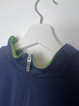 Chaqueta Nike térmica azul y verde 90s 00s Vintage