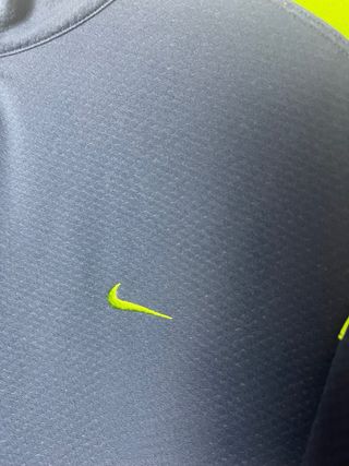 Chaqueta Nike térmica azul y verde 90s 00s Vintage