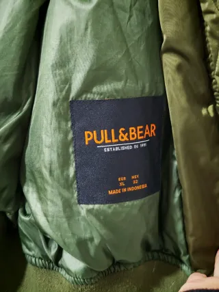 Chaqueta bomber verde militar