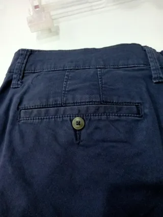 Pantalón chino hombre azul marino