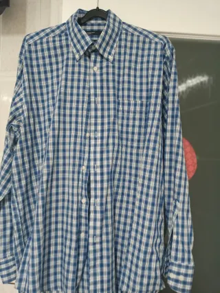 Camisa de chico Cedarwood State cuadros azul