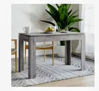 Mesa Comedor Madera Gris 120x60x76cm