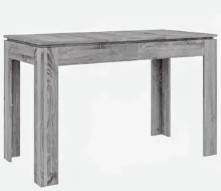 Mesa Comedor Madera Gris 120x60x76cm