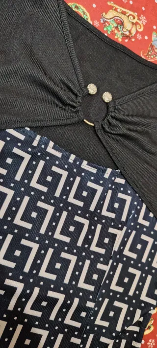 Maglietta donna fantasia geometrica