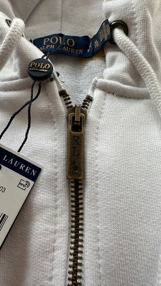 Casaco Polo Ralph Lauren Branco XL