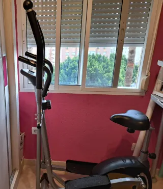 Bicicleta elíptica con asiento