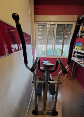 Bicicleta elíptica con asiento